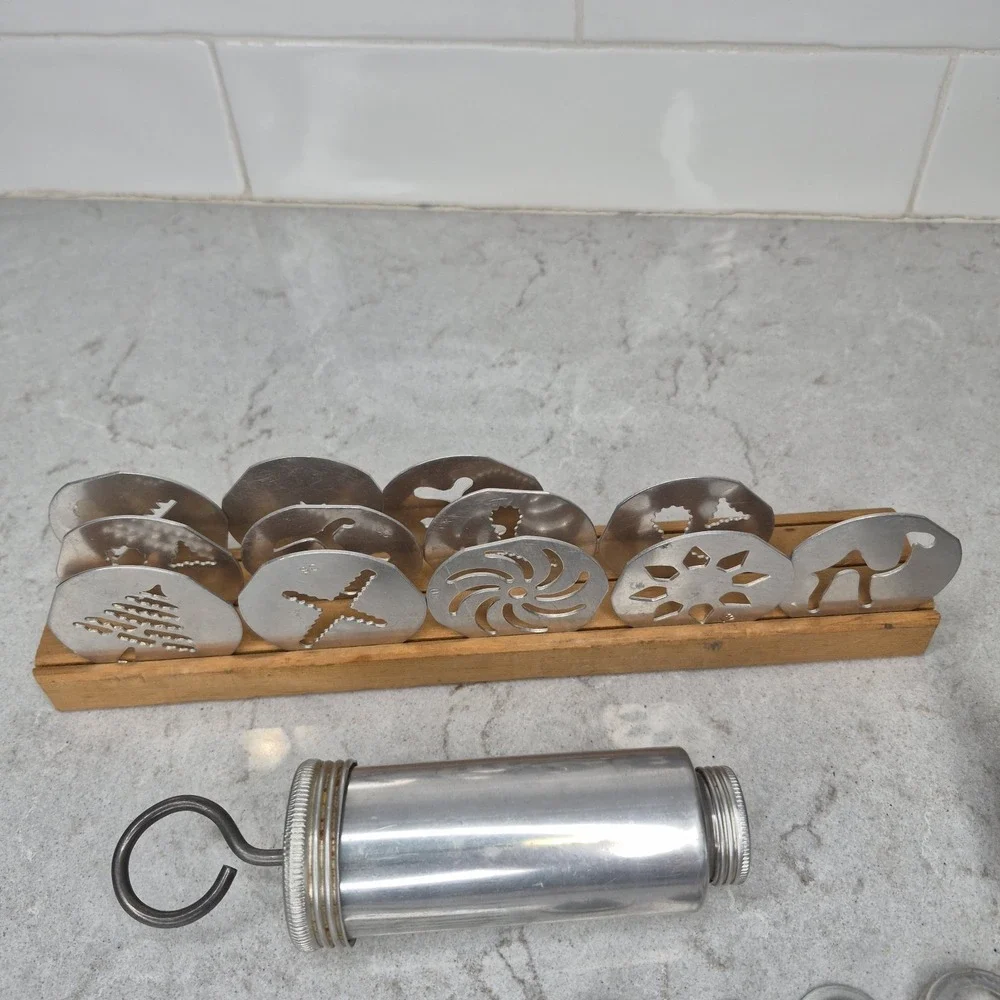 Vintage Mirro Aluminum‎ Cookie Press Cake Decorating